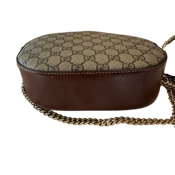 GG Supreme Monogram Cuoio Toscano Mini Chain Shoulder Bag - Picture 8 of 15